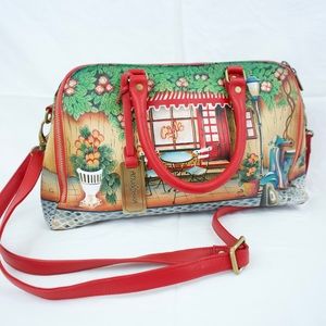 Anuschka Hand-painted Genuine Leather Handbag